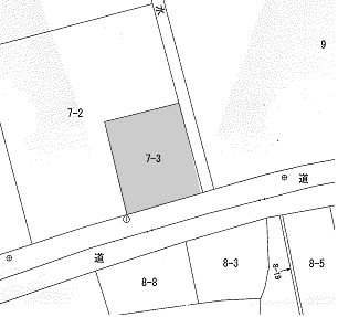 豊崎町浜坂脇売地 間取図・土地図