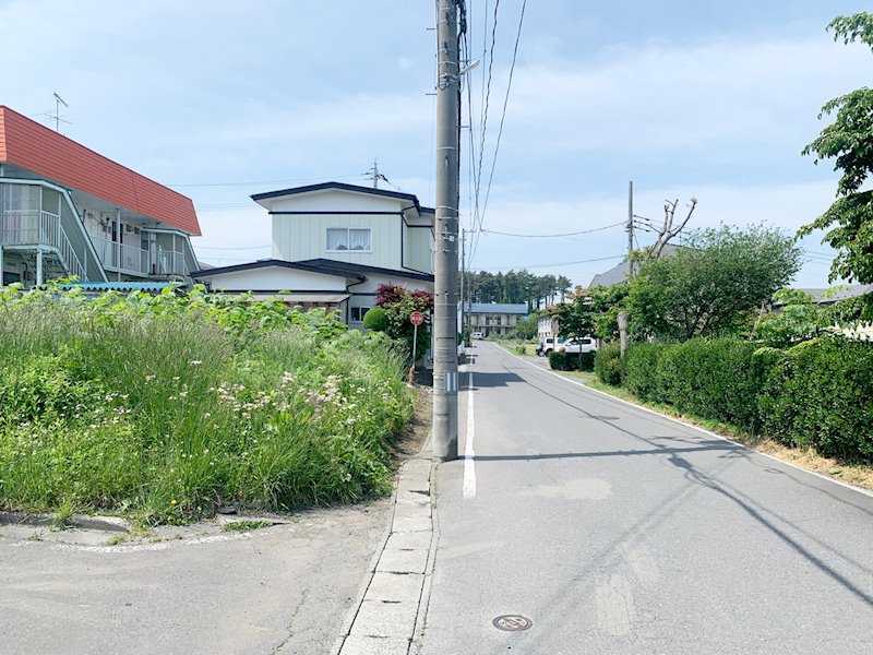 階上町蒼前西三丁目売地 現地写真