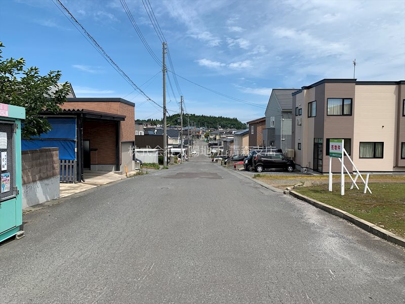新城山田売地 現地写真（前面道路含む現地写真）