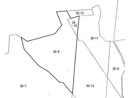 三本木扇沢売地Ａ 間取図・土地図