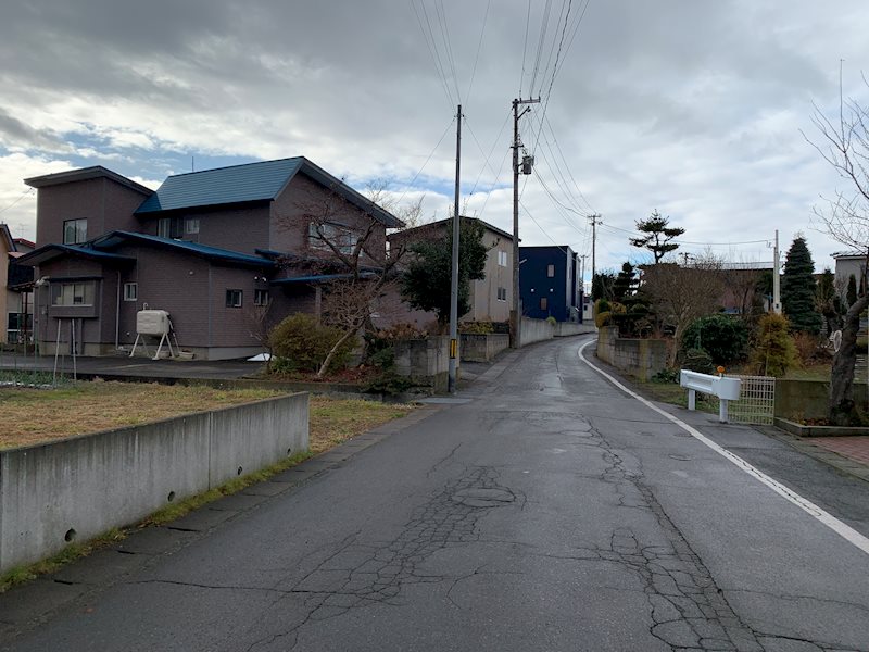 大矢沢野田売地 現地写真（前面道路含む現地写真）
