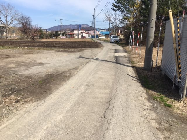 駒込桐ノ沢売地 現地写真（前面道路含む現地写真）