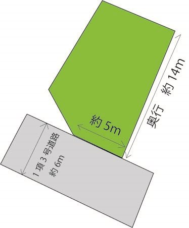 青森県弘前市新町 間取図・土地図