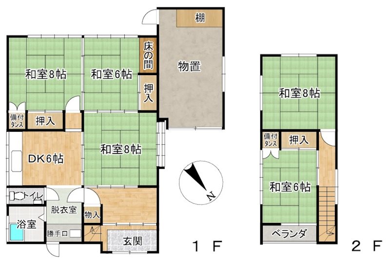 青森県北津軽郡板柳町三千石木賊 間取図・土地図