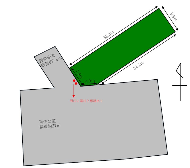 御幸町土地 区画図