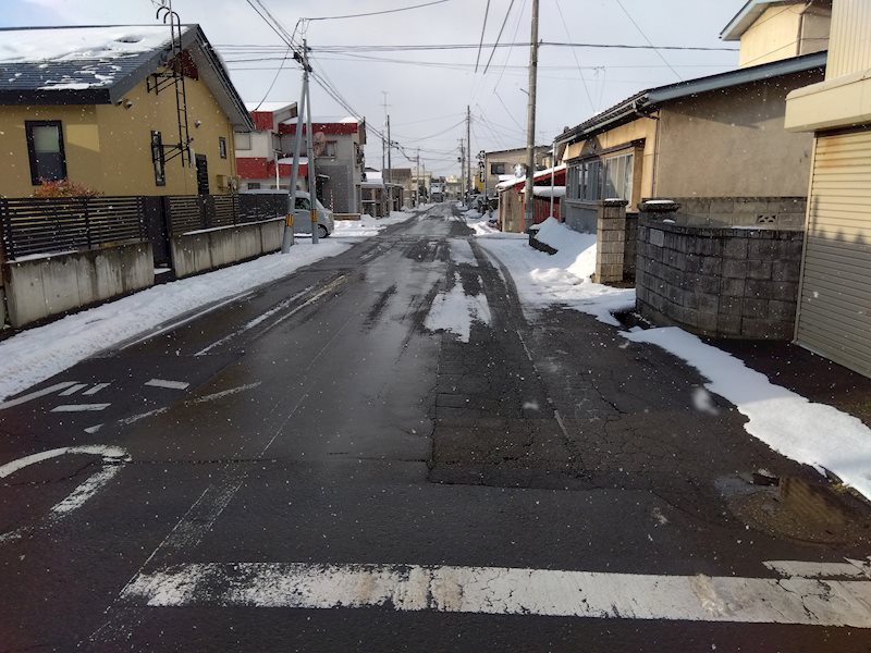 御幸町土地 現地写真（前面道路含む現地写真）