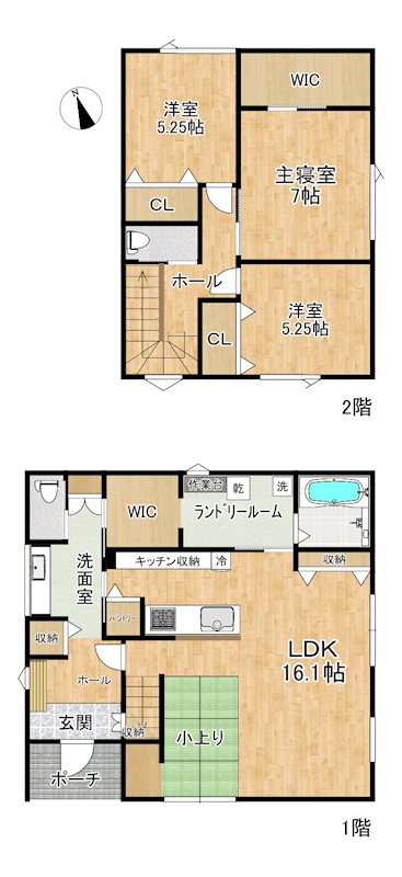 藤代戸建 間取図・土地図