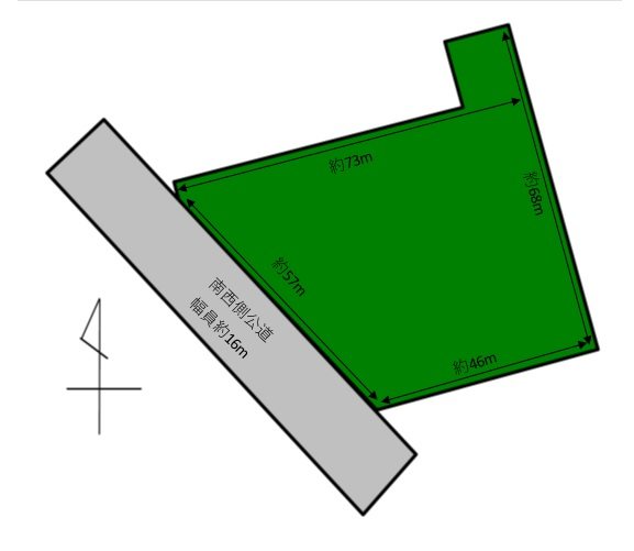 藤崎豊田土地 間取図・土地図
