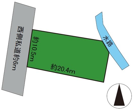富士見町土地 間取図・土地図