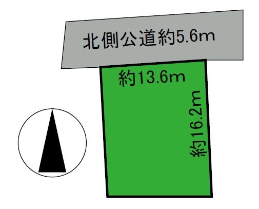 南城西一丁目【土地】 間取図・土地図