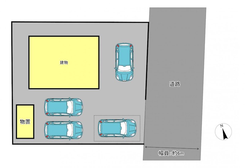 八戸市南白山台二丁目　中古戸建 区画図
