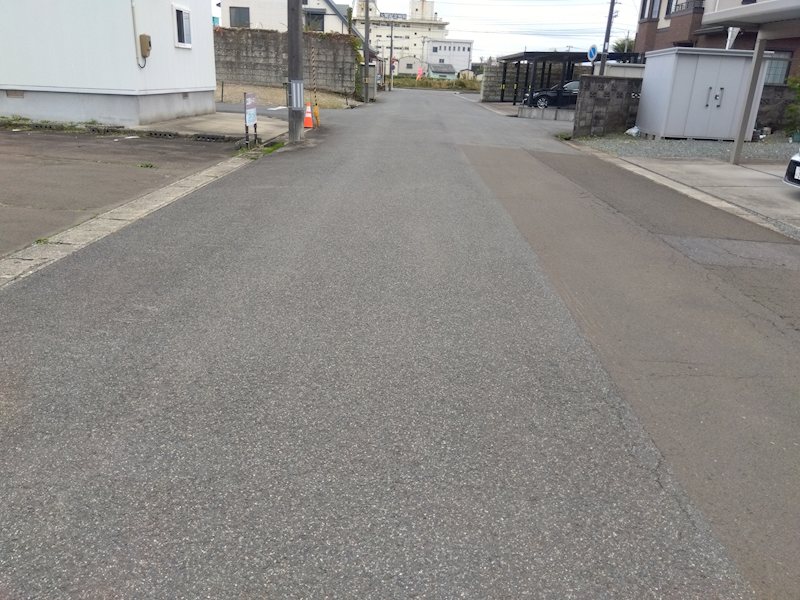 御成町二丁目土地 現地写真（前面道路含む現地写真）