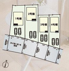 八戸市小中野第7　4号棟 区画図