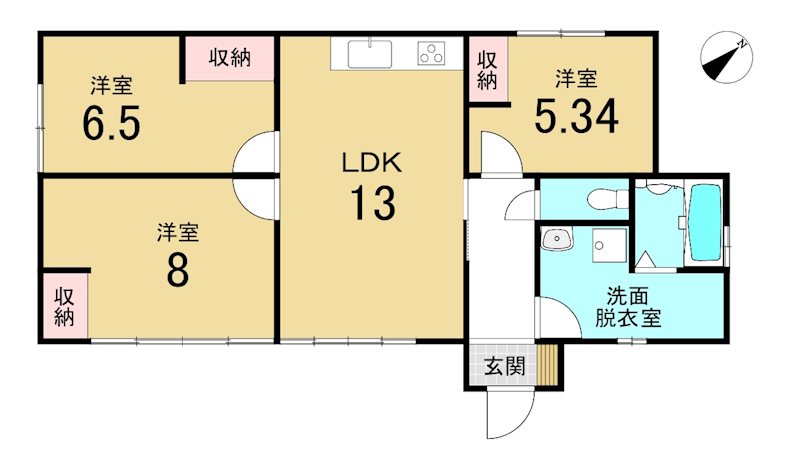 三戸郡三戸町大字同心町字古間木平　中古戸建 間取図・土地図