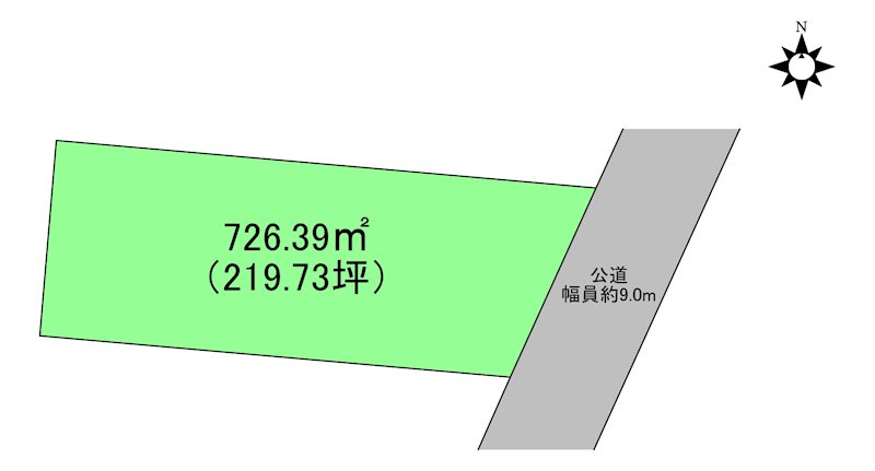 八戸市青葉2丁目　売土地 間取図・土地図