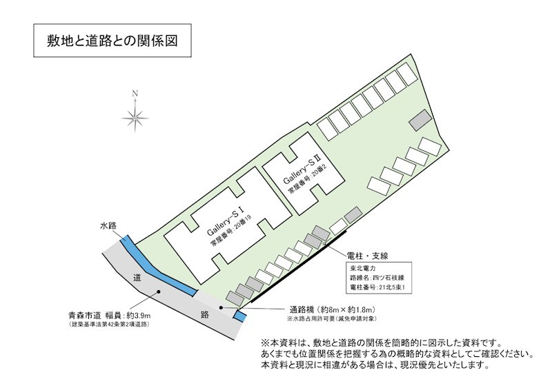 Ｇａｌｌｅｒｙ－ＳⅠ＆ＳⅡ【収益物件】 間取図・土地図