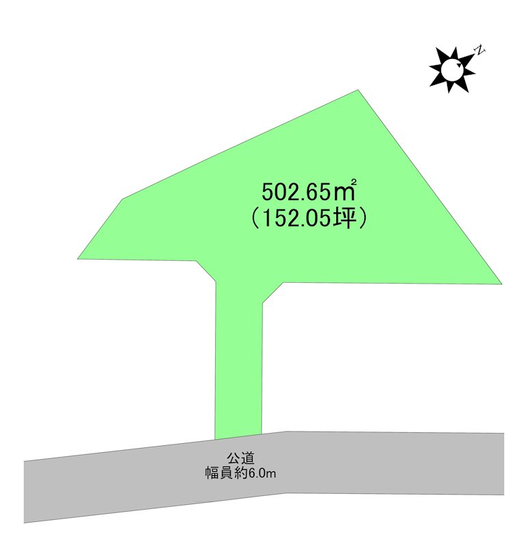 青森県八戸市尻内町根市内矢沢 間取図・土地図