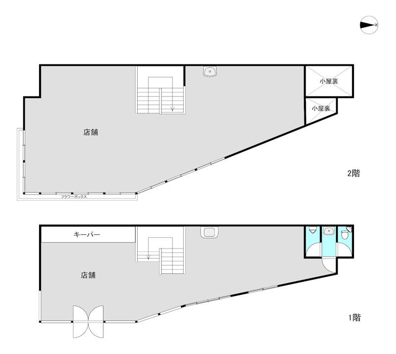 青森県八戸市吹上１丁目 間取図・土地図