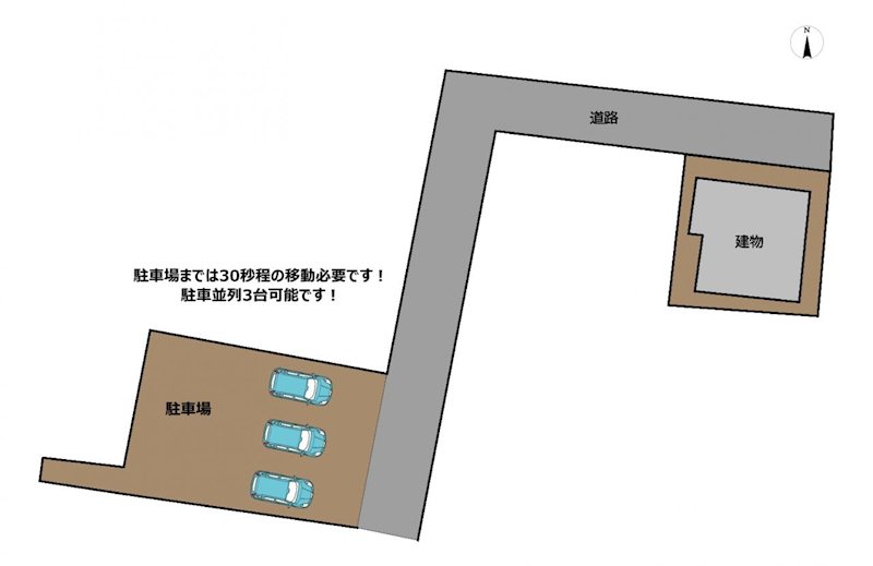八戸市大字鮫町字ハン木沢　中古戸建 区画図
