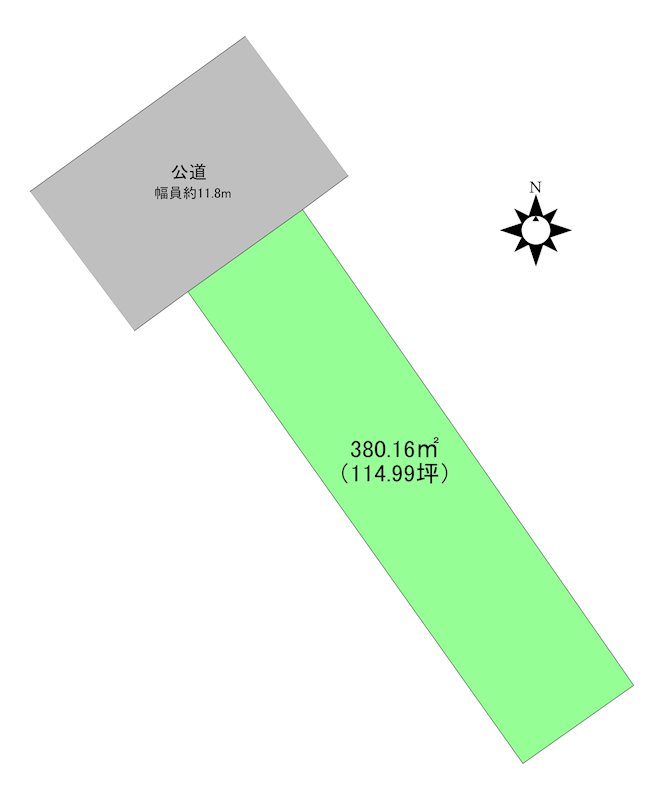 八戸市大字廿六日町　売土地 間取図・土地図