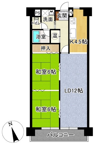 MAC弘前コート 間取図・土地図