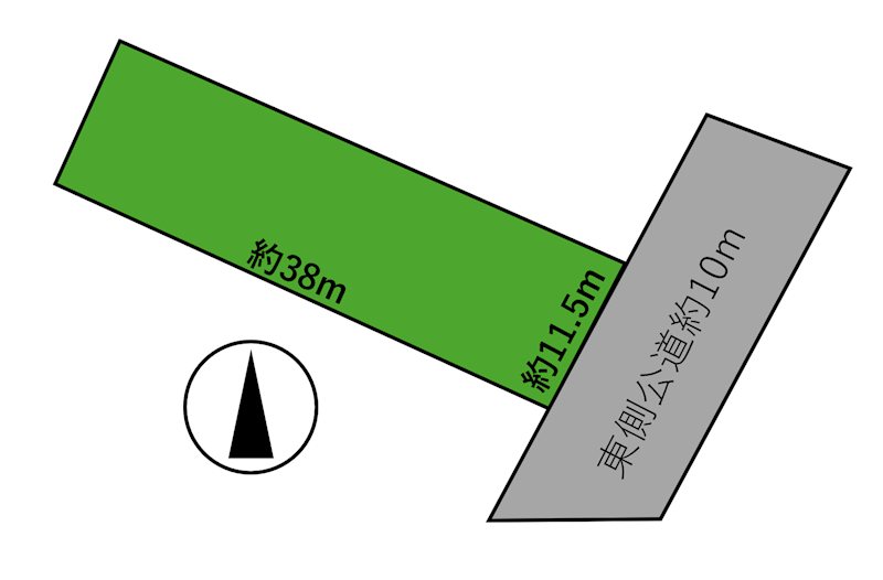 和徳町土地 間取図・土地図