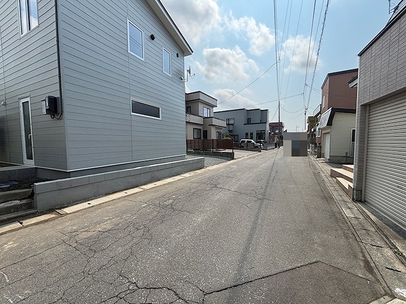 青森県青森市金沢５丁目 現地写真（前面道路含む現地写真）