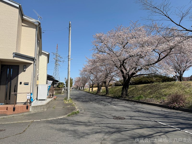 八戸市諏訪3丁目　中古戸建 現地写真（前面道路含む現地写真）