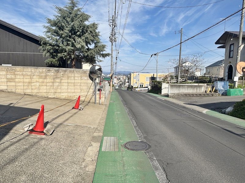 桔梗野一丁目9番3土地 現地写真（前面道路含む現地写真）