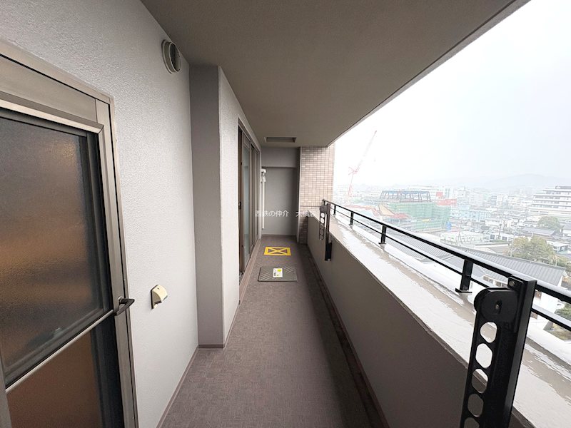サーパス西城内一番館 現地写真（バルコニー）