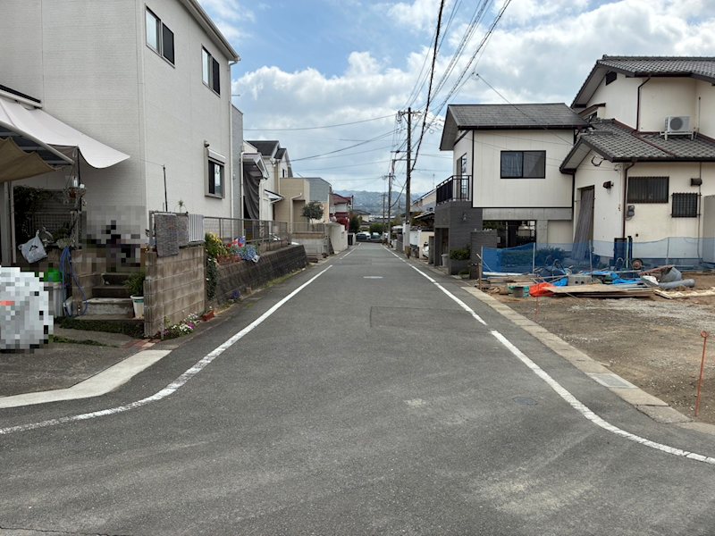 春日市一の谷4丁目　土地　3号地 現地写真（前面道路含む現地写真）