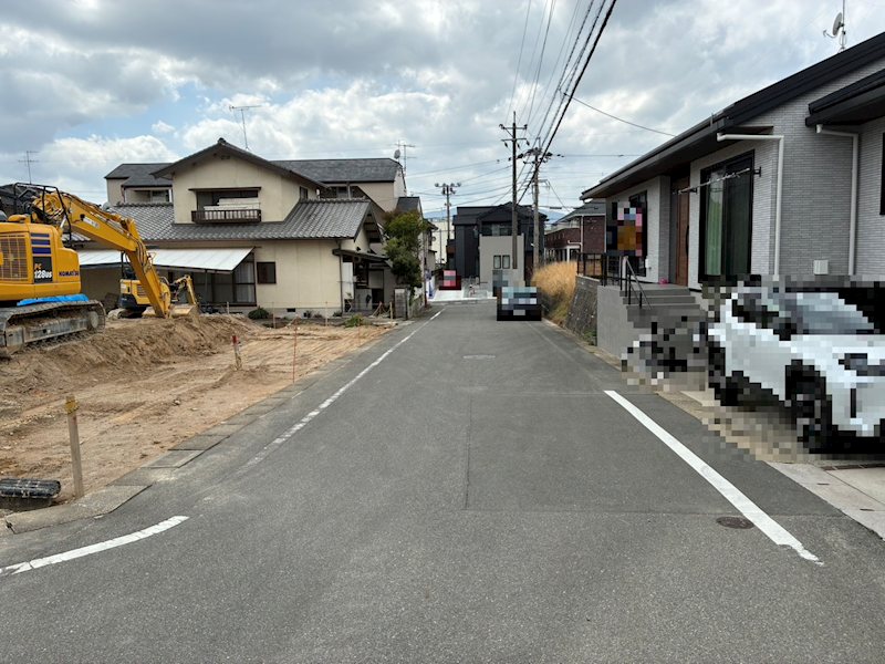 春日市一の谷4丁目　土地　3号地 現地写真（前面道路含む現地写真）