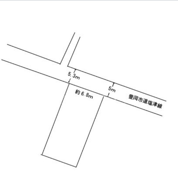 塩津町の土地 間取図・土地図