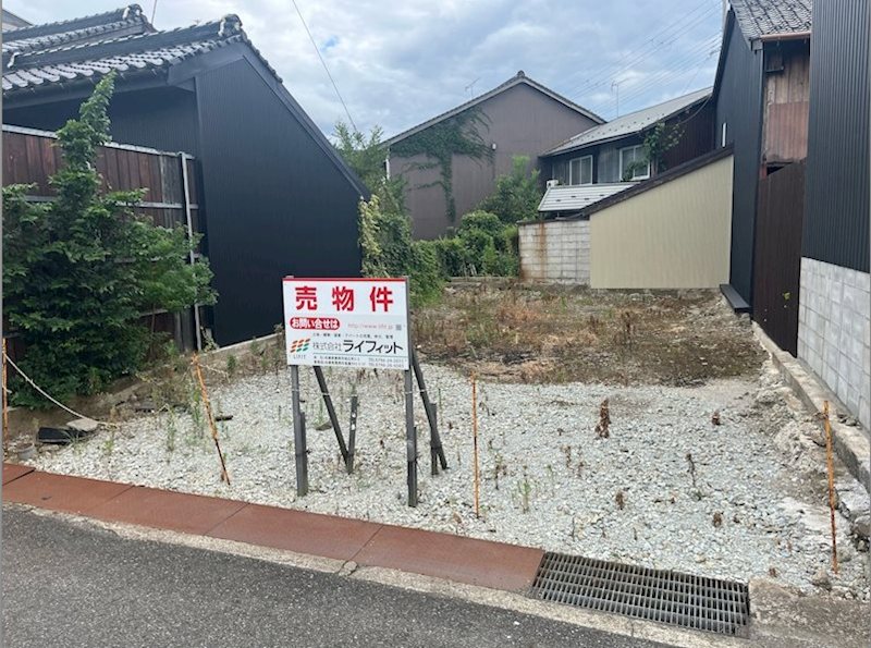 塩津町の土地 間取図・土地図