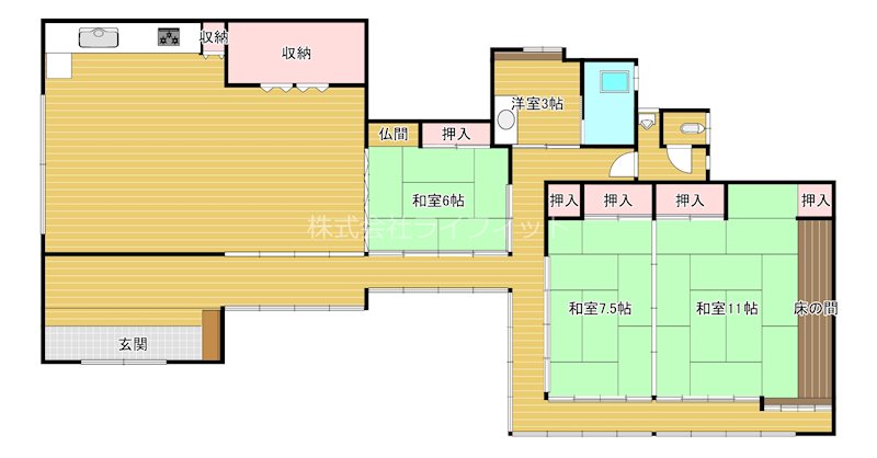 豊岡市但東町中古物件 間取図・土地図
