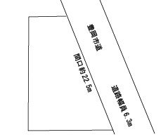 木本様　高屋土地 間取図・土地図