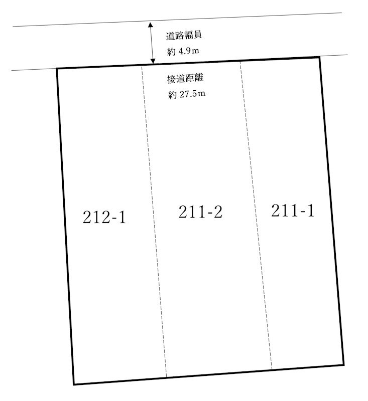 浅田様鍛冶屋土地 間取図・土地図