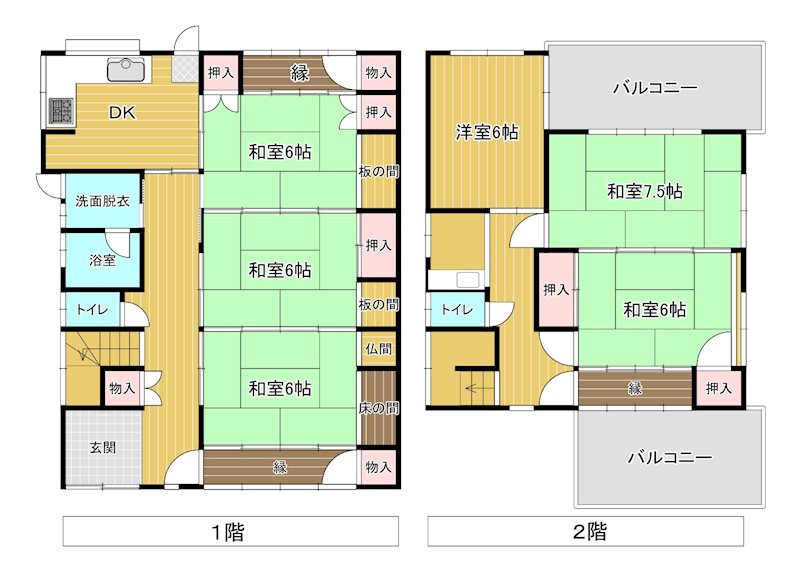 兵庫県朝来市生野町新町 間取図・土地図
