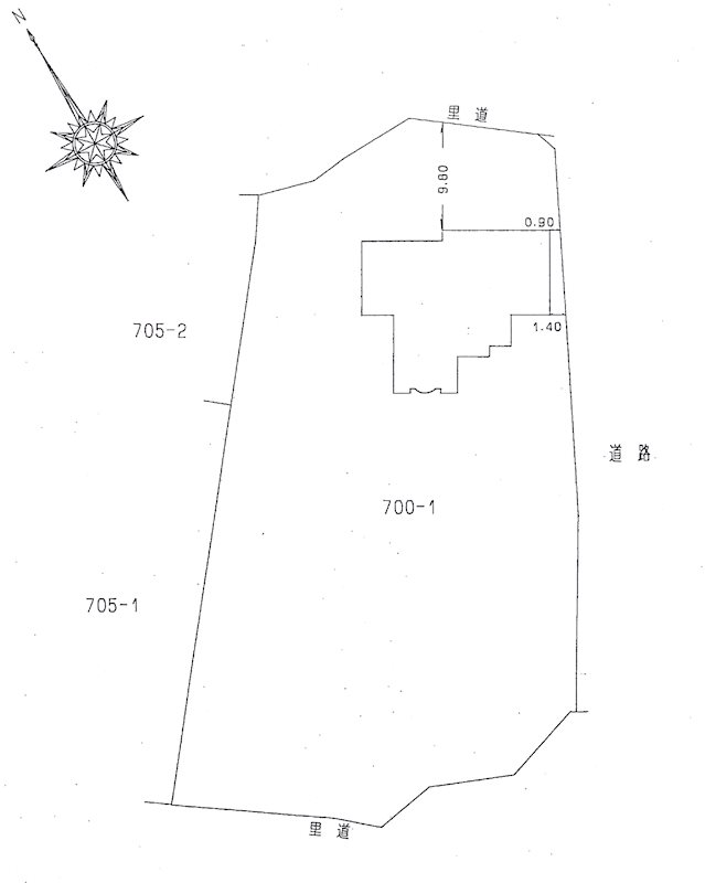 兵庫県朝来市和田山町久世田 間取図・土地図