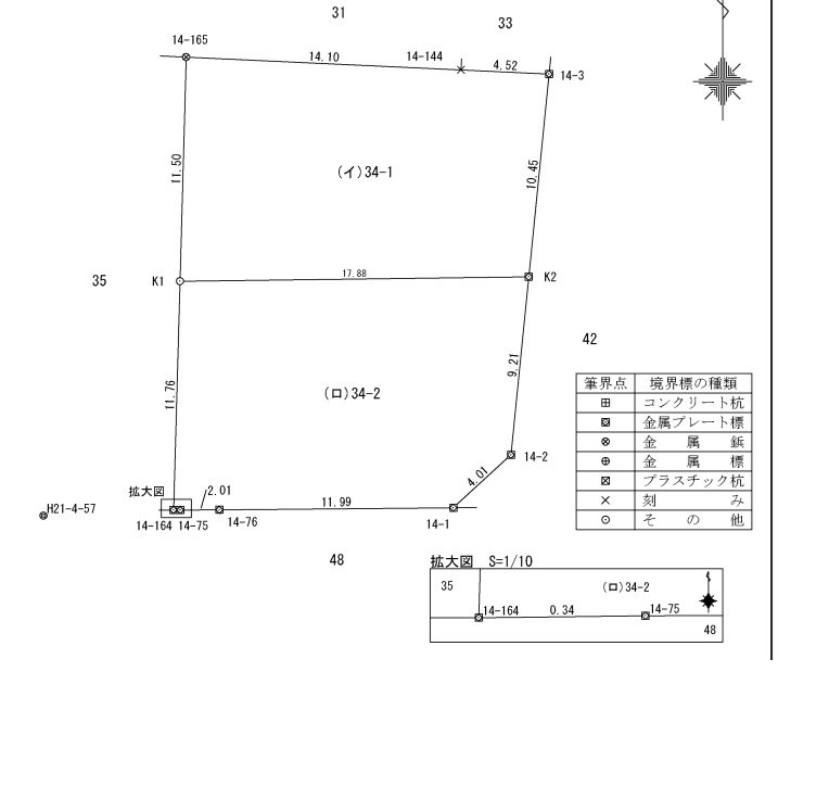 兵庫県朝来市和田山町東谷１丁目 間取図・土地図