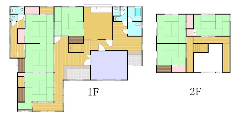今森の戸建 間取図・土地図