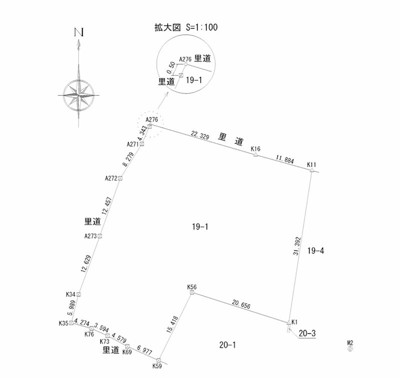 兵庫県朝来市和田山町加都 間取図・土地図