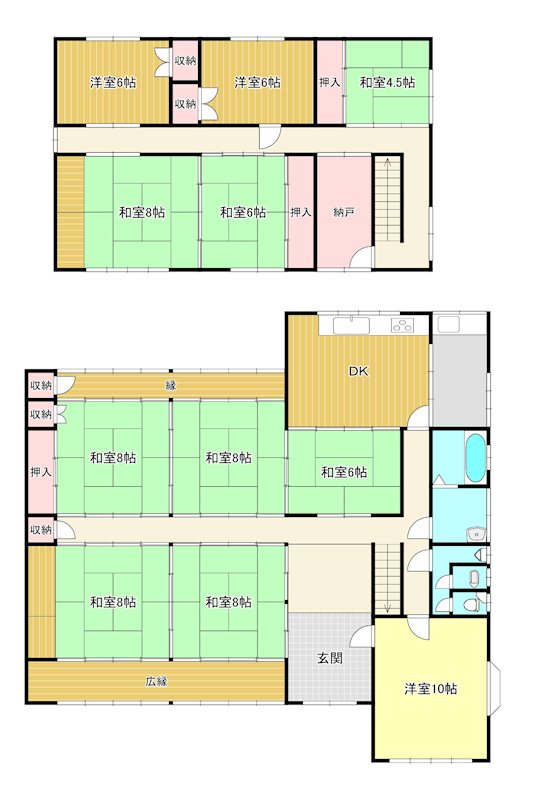 兵庫県朝来市伊由市場 間取図・土地図