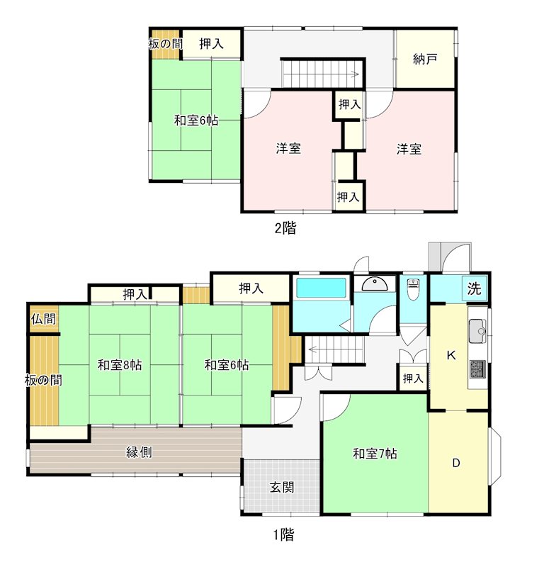 京都府福知山市東平野町 間取図・土地図