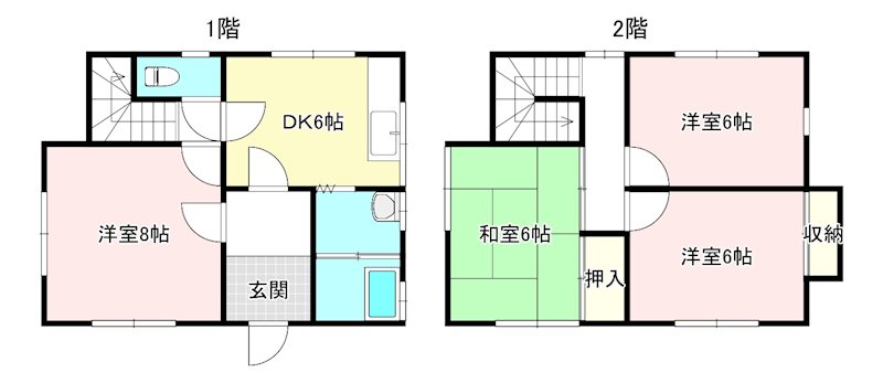 京都府福知山市前田 間取図・土地図