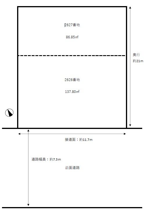 京都府福知山市堀 間取図・土地図