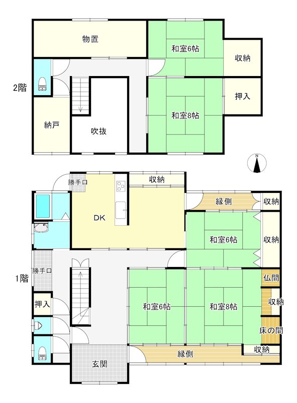 京都府福知山市厚 間取図・土地図