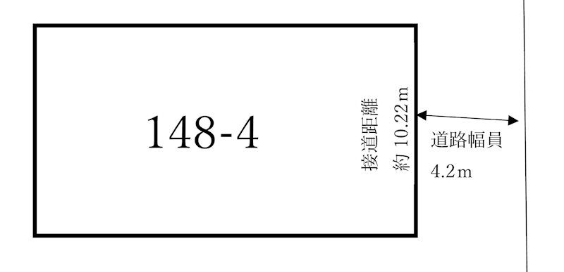 出石町福住の土地 間取図・土地図