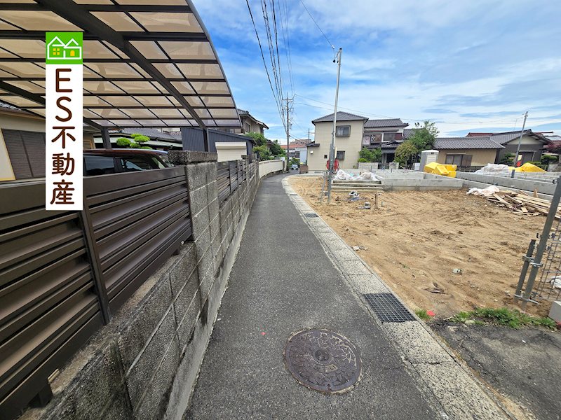 《クレイドルガーデン》大府市朝日町第3　新築分譲住宅　全5棟 現地写真（前面道路含む現地写真）