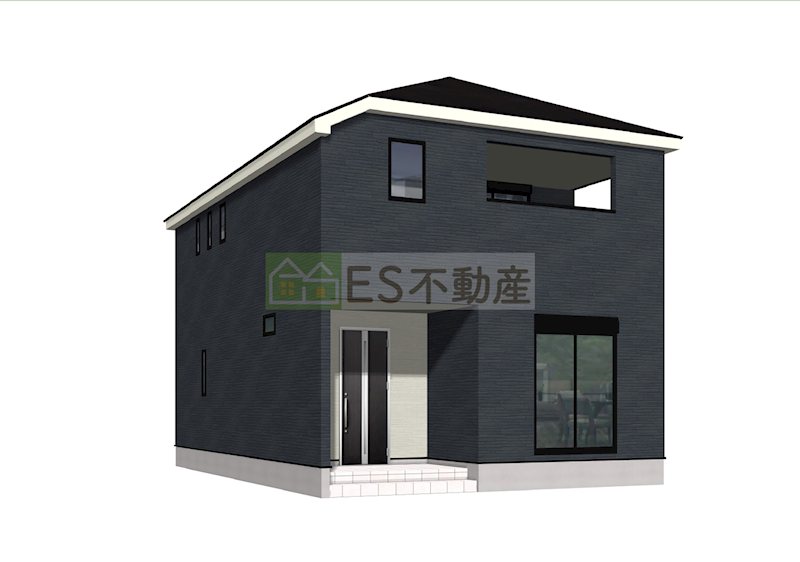 《クレイドルガーデン》大府市朝日町第3　新築分譲住宅　全5棟 完成予想図（外観）